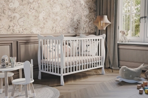 Kinderzimmer mit dem Holzkinderbett Julia