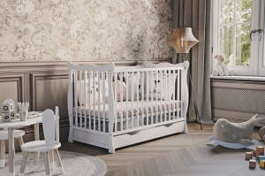 Julia mit Schublade – Holzkinderbett