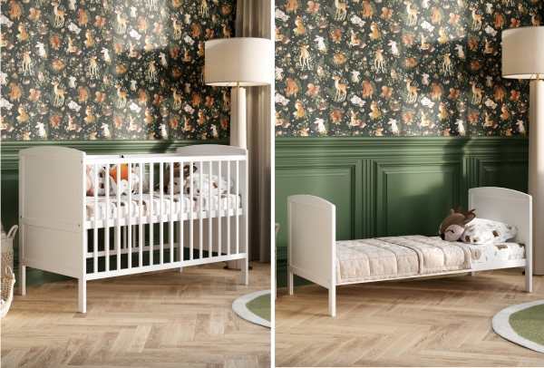 LEO Babybett inkl. Matratze – Funktionalität und Komfort in einem