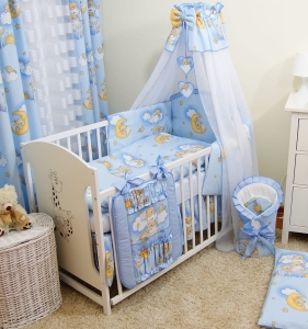 Vollständiges 14-teiliges Babybettwäsche-Set – ideal für Ihr kleines Baby.
