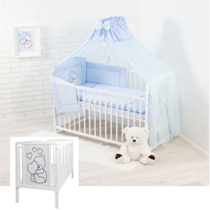 Kinderzimmer mit komplettem 12-teiligem Bello-Bettset