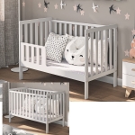 Babybett LuLu 120x60 inkl. Umbaukit zur Kindercouch
